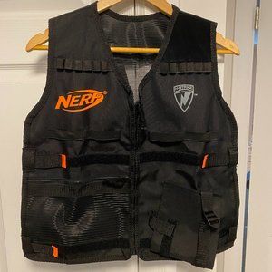Official HASBRO Black Nerf Tactical Vest N Strike Series Kids